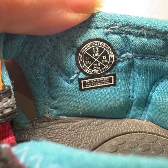 Keen Kids' Newport H2 Water Sandals Size 13 1018441 Tie Dye Rainbow Bungee Strap - Picture 7 of 15